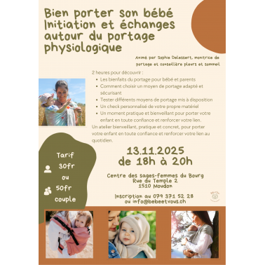 Soirée d’initiation au portage