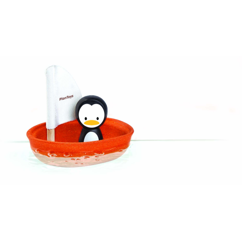 Bateau à voile pingouin