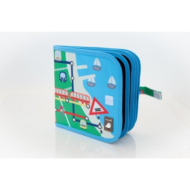 Carnet de coloriage train