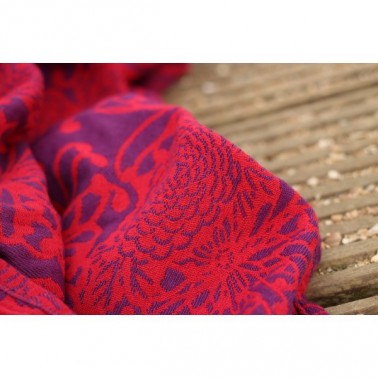 Carrying sling "Yaro Chrys Contra Purple Red Modal