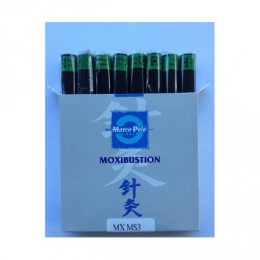Rauchfreier Moxa-Stab zur Wundheilung