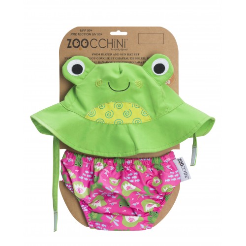 Swimming costume + matching frog hat