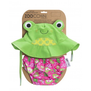 Badeanzug + passender Hut Frosch