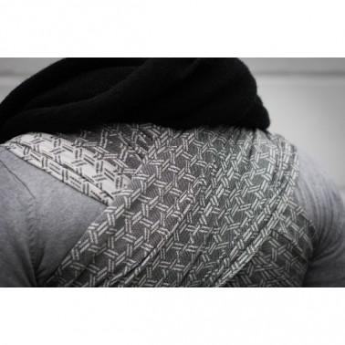 Scarf "Yaro Basket Black 4.60m