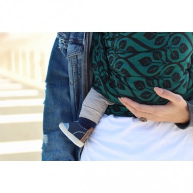 Scarf "Yaro La Vita Emerald-Black 4.60m