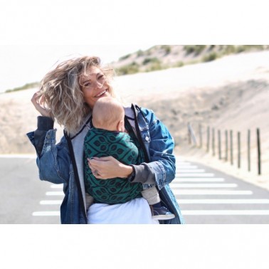 Scarf "Yaro La Vita Emerald-Black 4.60m