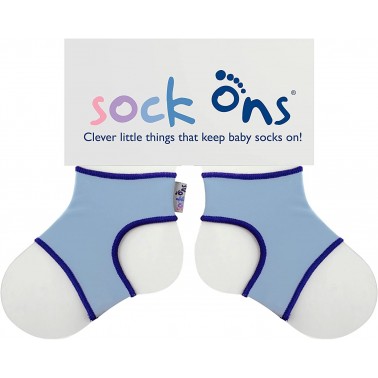 Sock Ons 0-6mois bleu