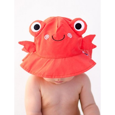 Swimming costume + matching crab hat