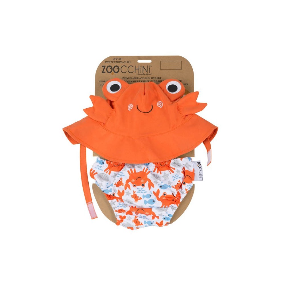 Costume da bagno + cappello da granchio abbinato
