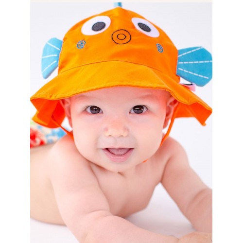 Maillot de bain + chapeau assorti poisson