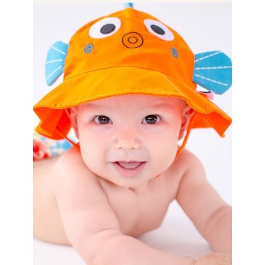 Maillot de bain + chapeau assorti poisson