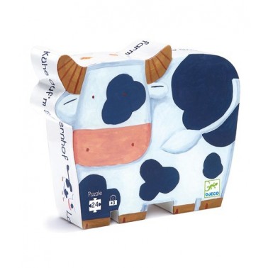 Puzzle delle mucche nella fattoria
