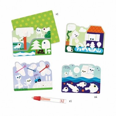 Magisches Ausmalbild Garten