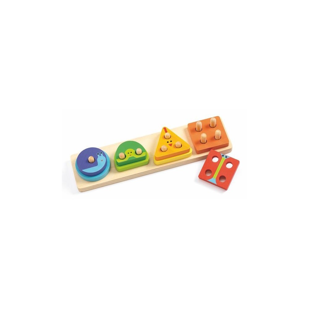 1234 basic flush-mounting set - Djeco
