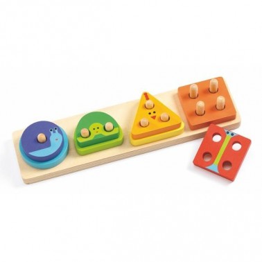 1234 set di montaggio a incasso di base - Djeco