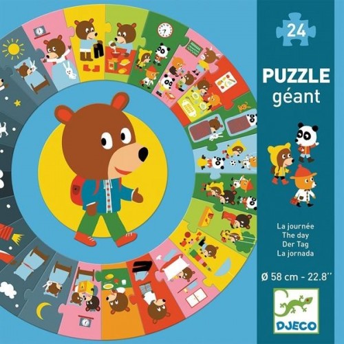 Giant puzzle "the day" 24 pcs