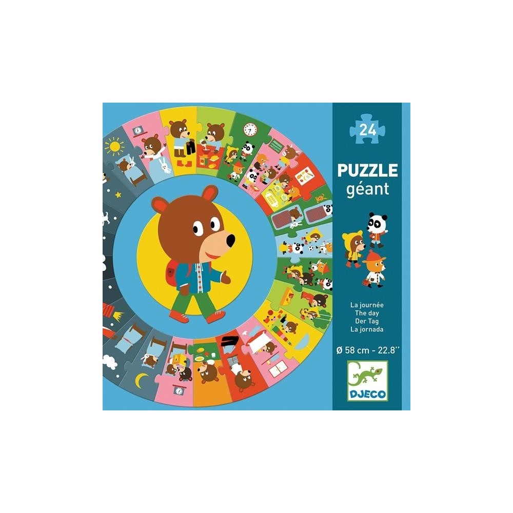 Giant puzzle "the day" 24 pcs