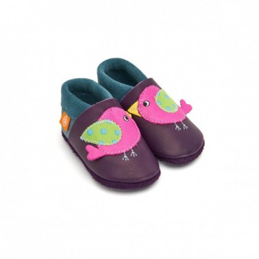 Leather slippers "Pololo