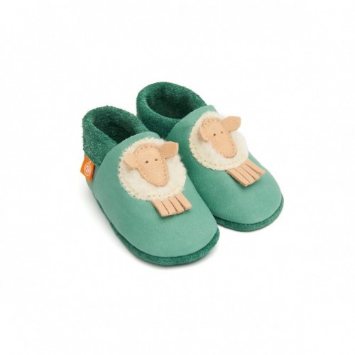 Leather slippers "Pololo" Sheep