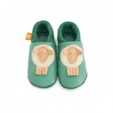 Leather slippers "Pololo" Sheep