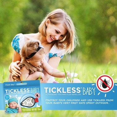 Tickless - anti-tique bébé blanc