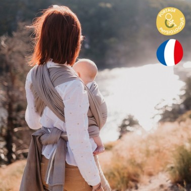 Écharpe Gris Vintage