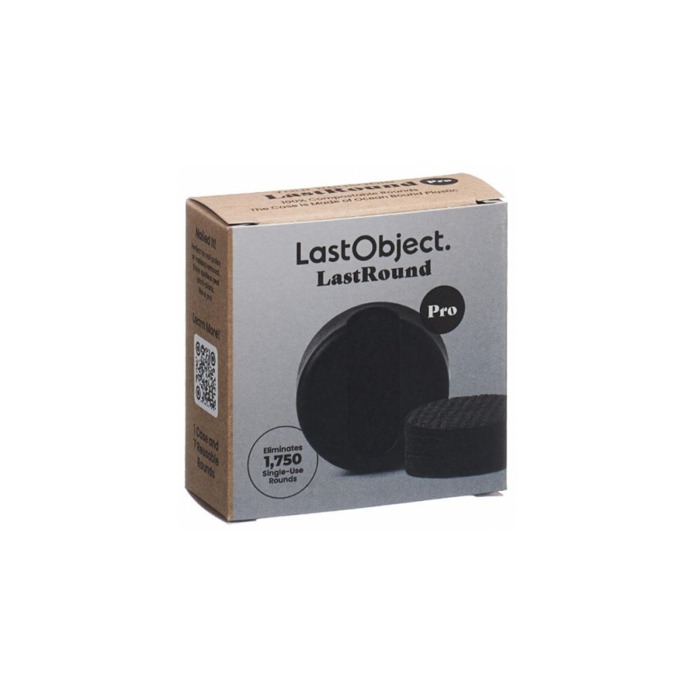 Black reusable make-up remover pads