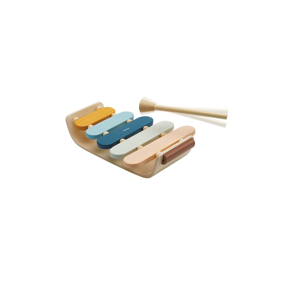 Xylophone en bois pastel