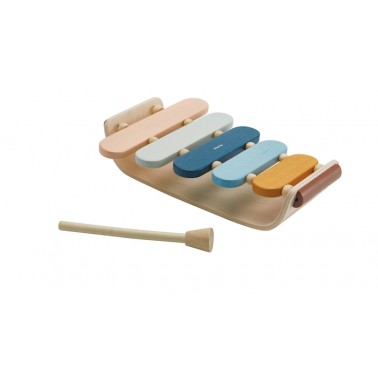 Pastel wooden xylophone
