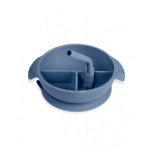 Plate with suction cup compartments