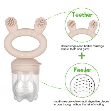 Nibbler - Grey teething ring