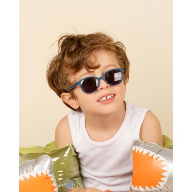 WAZZ blue denim sunglasses 2 - 4 years
