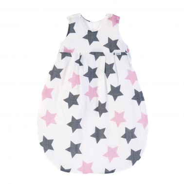 Summer sleeping bag 0-6 months pink star