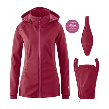 Softshell-Tragejacke Rosa