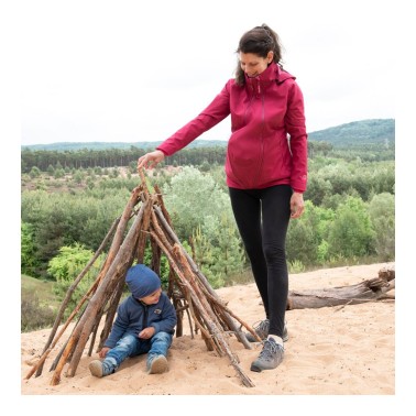 Veste portage Softshell Rose