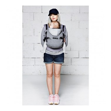 Hoodie Carrier gris claire