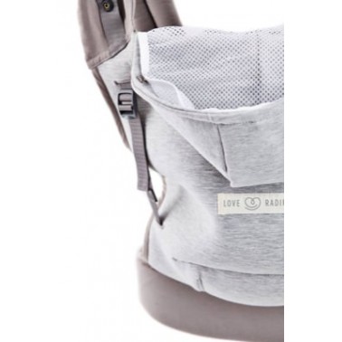 Hoodie Carrier gris claire