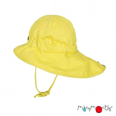 Changing summer hats yellow 3-18 months