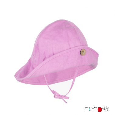 Evolving dark pink summer hats 3-18 months