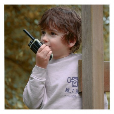 Walkie-talkie blu e rosso