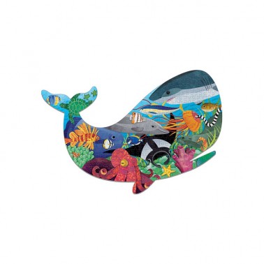 Puzzle à forme baleine