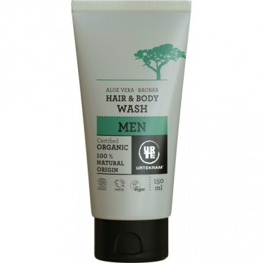 Natural shower gel and shampoo for men