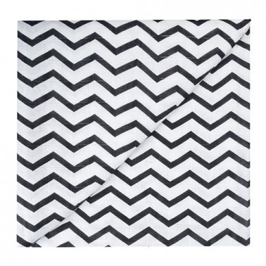 Lange Gaze 120x120cm Zig Zag