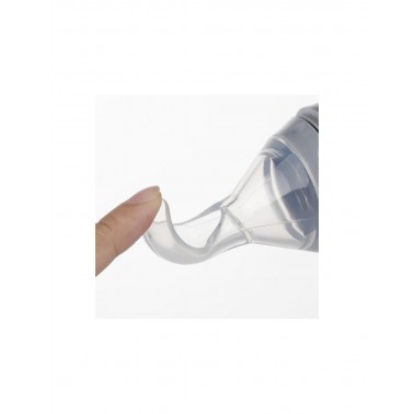 Feeding bottle - spoon grey