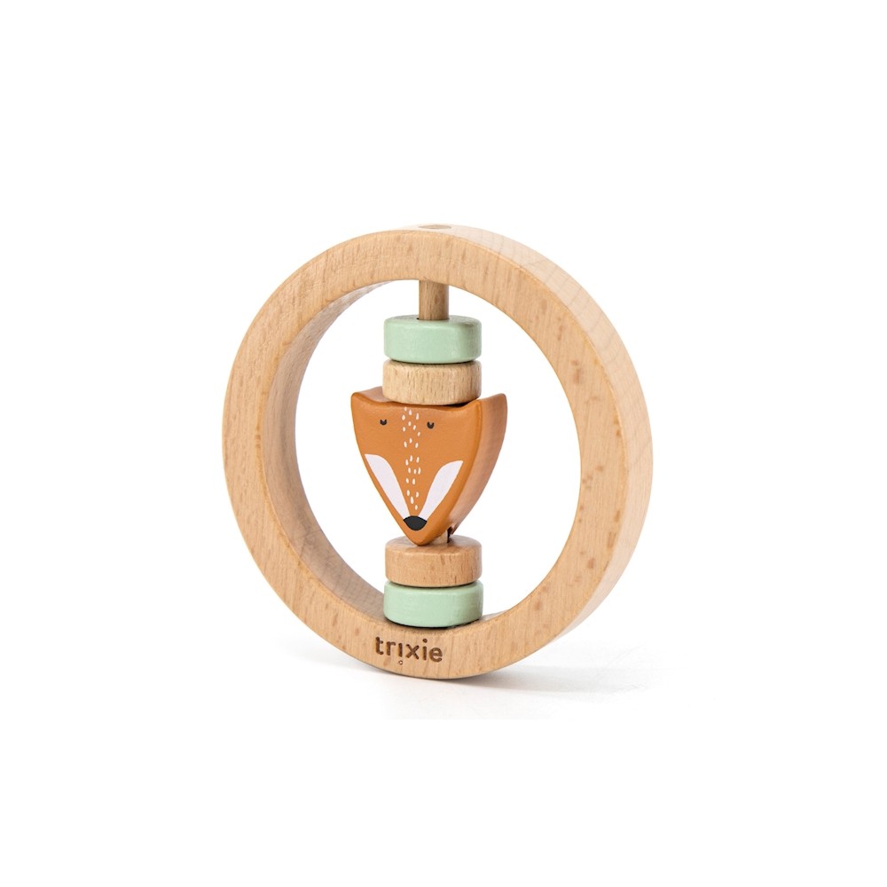Hochet en bois Renard Trixie