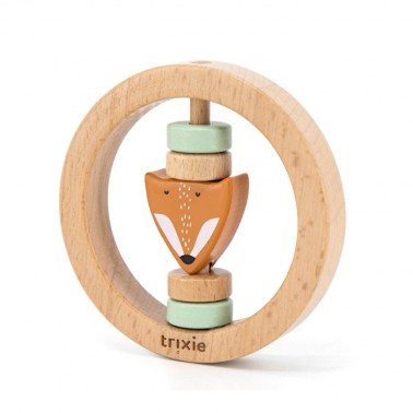 Sonaglio in legno Fox