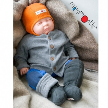 Verstellbare Booties blau