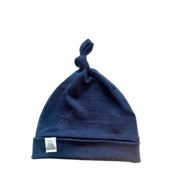 Bonnets à noeud 0-6mois bleu marin