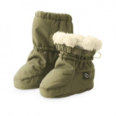 Khaki softshell booties
