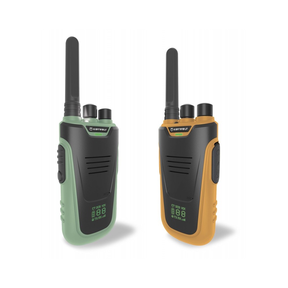 Talkie-Walkie kaki et jaune